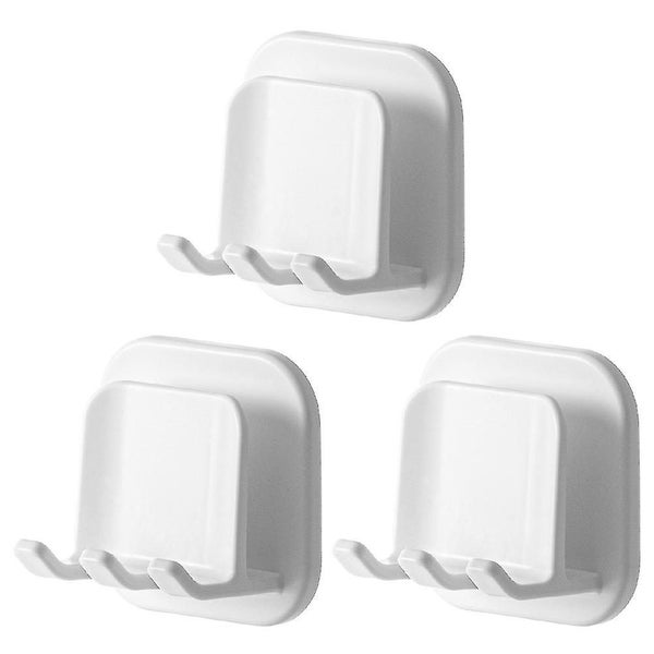 3 Pcs Electric Tootbrush Wall Toothbrush Organizer Wall Toothbrush Holder Wall Carousel 1