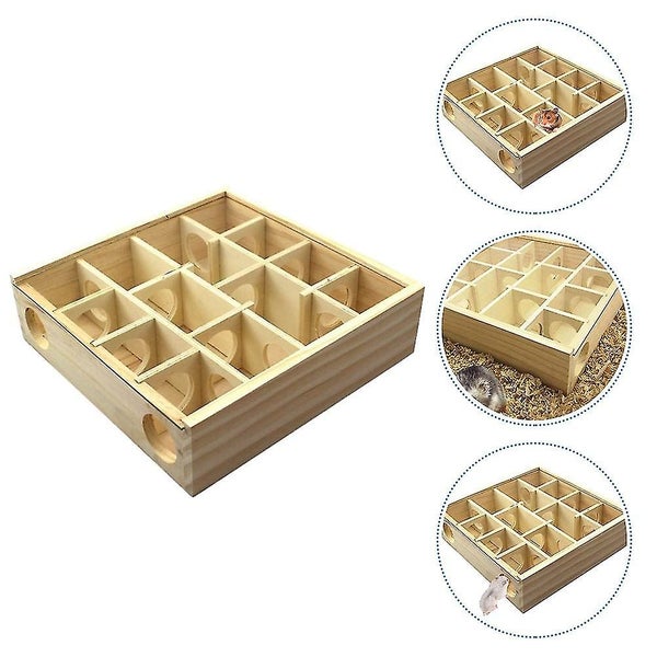Bunny Toy Mice Tunnel House Cage Hamster Maze Small Pets Supplies Hamster Toy H Carousel 2