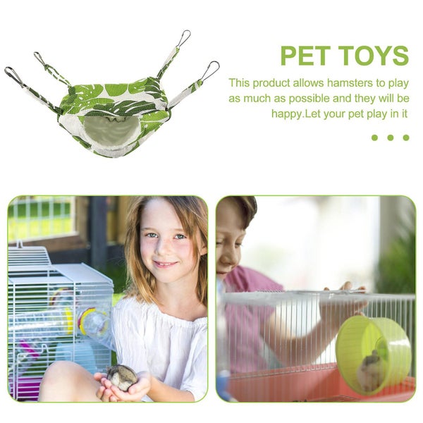 Cage Guinea Pigs Hamster Plush Hammock Hamster Hanging Hideout Cage Hideout Bed Carousel 2