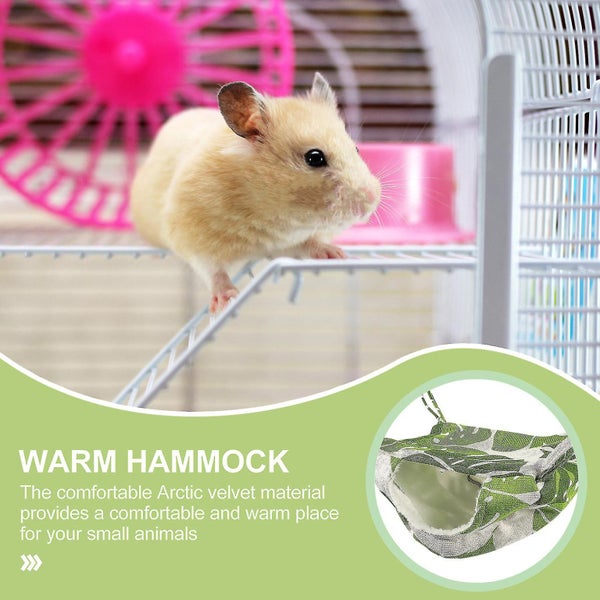 Cage Guinea Pigs Hamster Plush Hammock Hamster Hanging Hideout Cage Hideout Bed Carousel 4