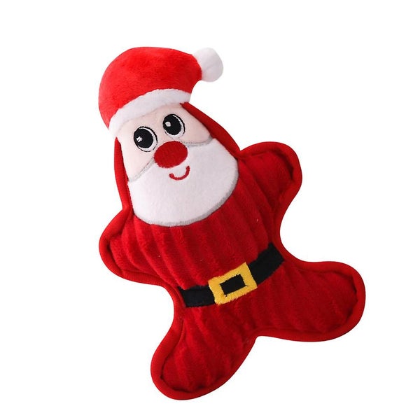 Bb Sound Toys Pet Bite Chew Doll Plush Playing Toy Pet Supplies santa Carousel 2