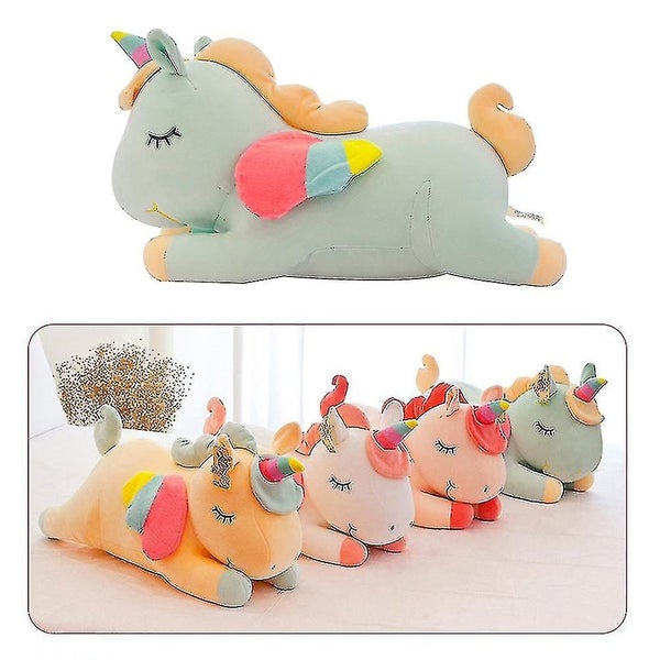 1pc Rainbow Unicorn Plush Toy Delicate Skin friendly Stuffed Doll Throw Pillow Carousel 2