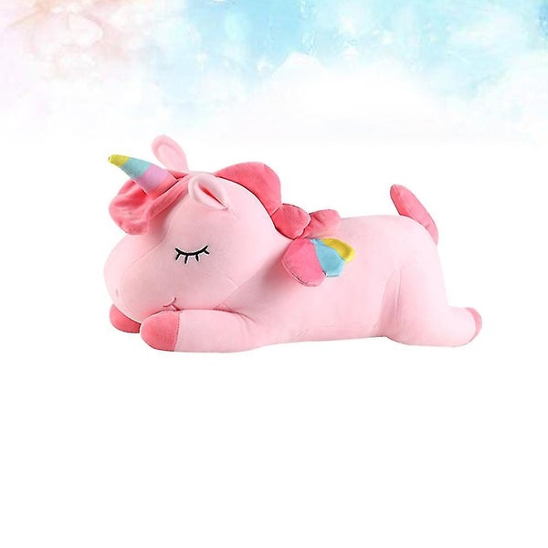 1pc Rainbow Unicorn Plush Toy Delicate Skin friendly Stuffed Doll Throw Pillow Carousel 3