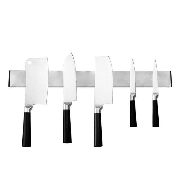 Toque Knife Holder Block Magnetic Wall Mounted Tools Rack Stainless Steel 40cm Carousel 1