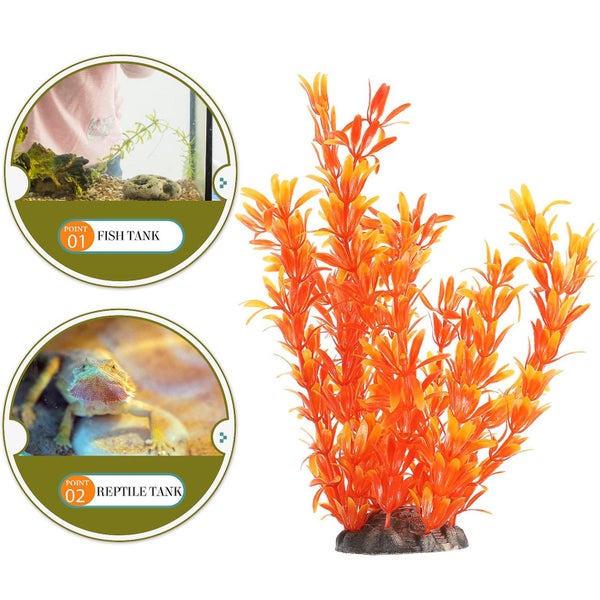 Fish Tank Aquatic Plant Fish Tank Landscape Decorations Fake Plant Models Fake Carousel 5