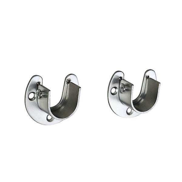 4pc 32mm Clothes Rail Closet Clothes Rail Curtain Rod Shower Curtain Rod Round Carousel 3