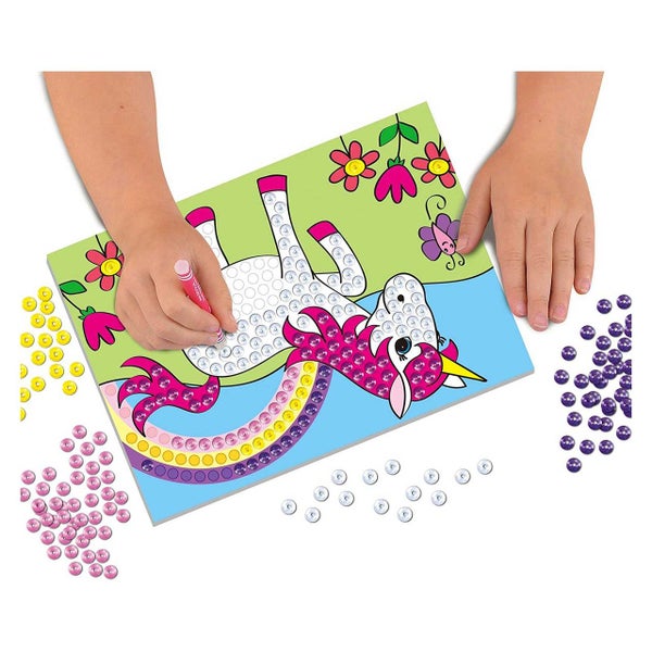 Galt Sensational Sequins Craft Kit - Fairies and Unicorns Carousel 2