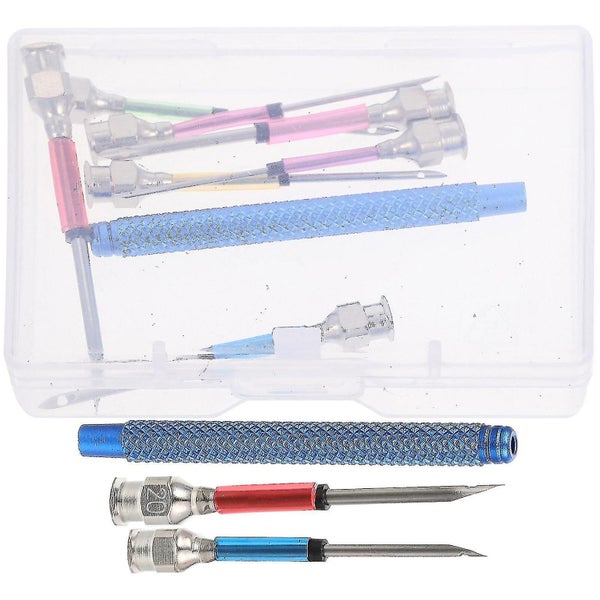 1 Set Of Embroidery Punch Needles Alloy Embroidery Punch Needles Stitching Tool Carousel 1