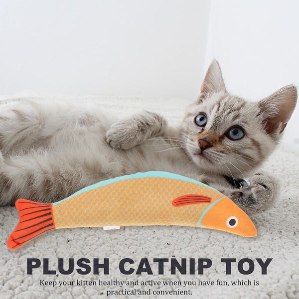 Cat Toy Cat Stuffed Fish Catnip Toy Cat Plush Catnip Toy Cat Diversion Toy Carousel 2