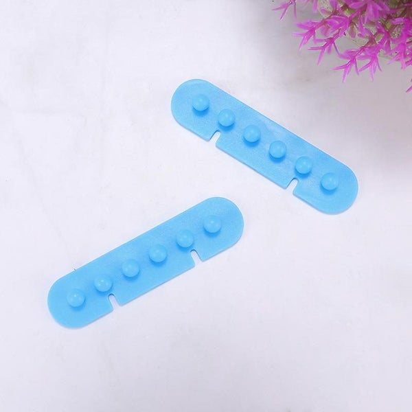 2pcs Self adhesive Wire Holder Data Line Cord Fixing Clip Cable Manager Organiz Carousel 4