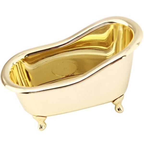 Grooming Tub Gold Bathroom Accessories Mini Bathtub Soap Tray For Kitchen Sink Carousel 1