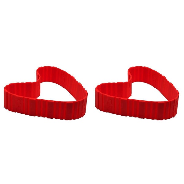 2pcs Heart shaped Silicone Cake Mold Non stick Cupcake Chocolate Fondant Cutter Carousel 1