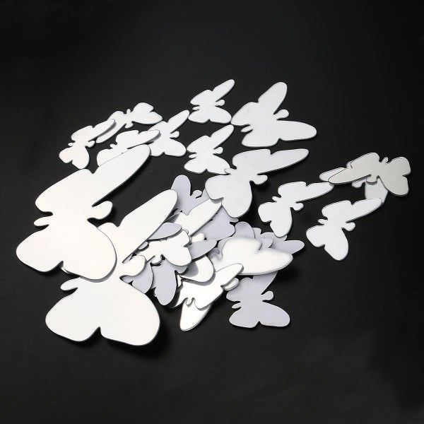 25pcs Shaped Acrylic Mirror Wall Sticker Home Room Art Decals Carousel 2