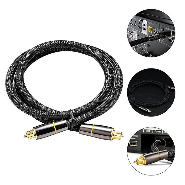 Optical Audio Cable 2 Meter Optic Male To Male Cord Replacement Audio Cord Carousel 3