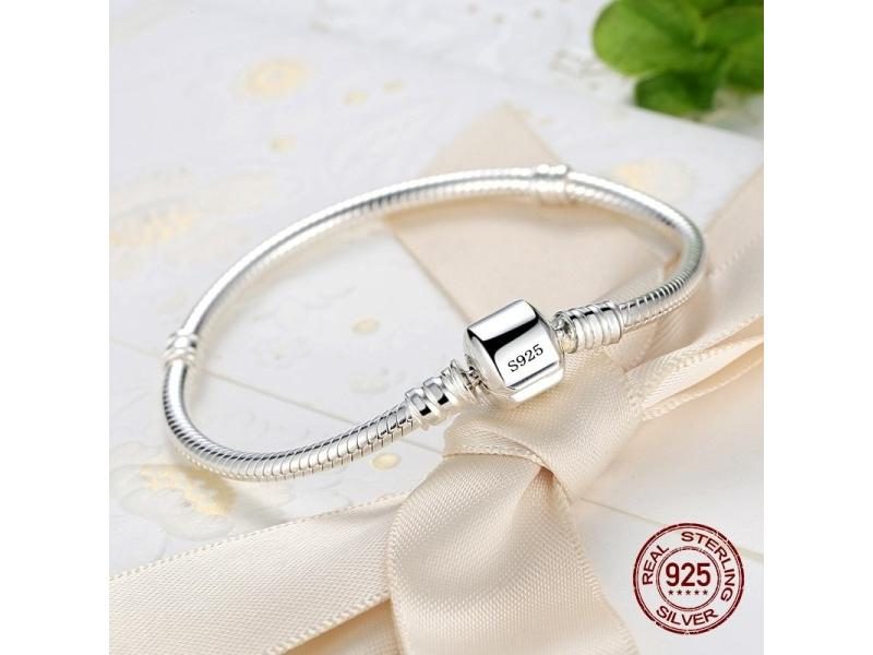 Handmade Original Fine Jewelry 925 Sterling Silver Charm Bracelet Soft Smooth Carousel 2