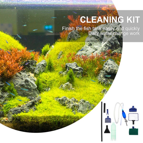 Glass Set Aquarium Brush Glass Wisking Tool Electric Aquarium Cleaning Tools Va Carousel 5