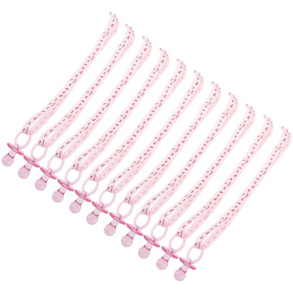 20pcs Baby Pacifiers Necklace Baby Shower Party Favors Decors For Boys And Girl Carousel 4