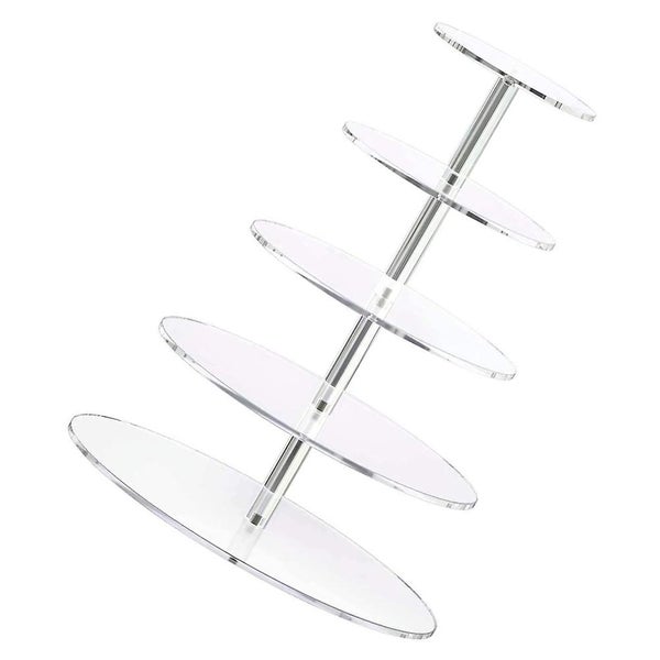 1pc Round Dessert Stand 5 Tier Serving Tray Stand Tiered Cake Stand Carousel 3
