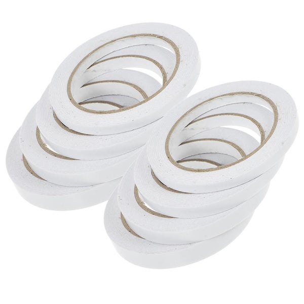 8 Rolls Double Sided Tape Assortment Size Art Tape Scrapbooking Supplies Double Carousel 1