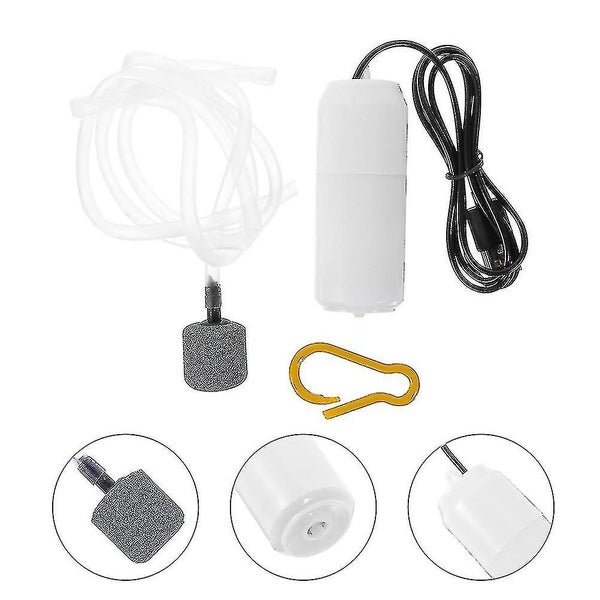 2 Sets Usb Air Pump Fishing Oxygen Pump Outdoor Oxygenator Small Aquarium Air P Carousel 2