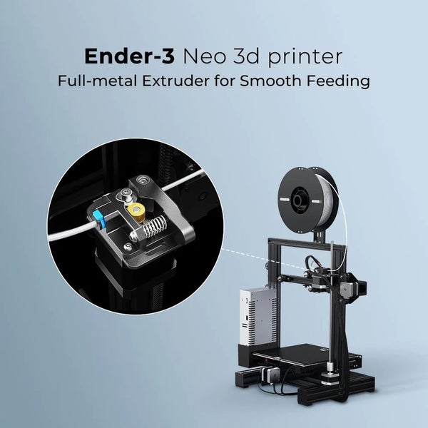 Ender-3 Neo 3D Printer CR Touch Auto Leveling, Metal Extruder, Upgraded Hotend Carousel 2