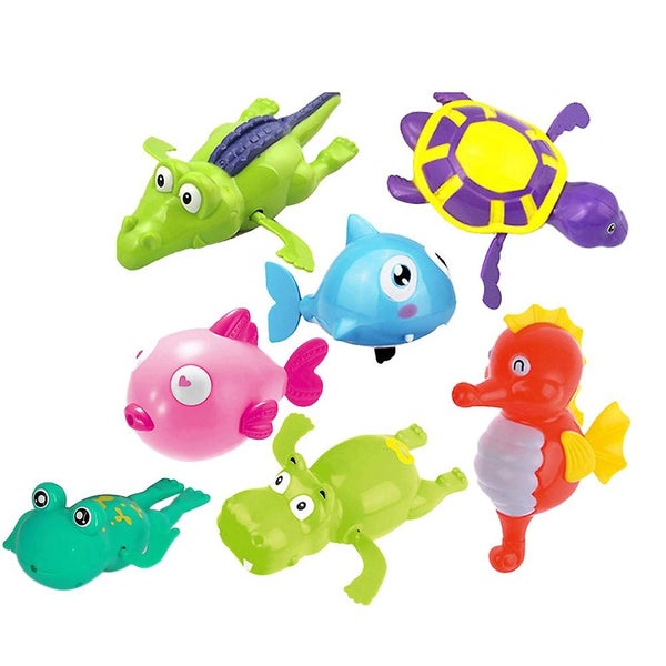 7pcs Wind up Animal Bath Toy Carousel 1