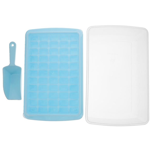 1 Set Ice Cube Trays With Lids Ice Cube Maker Ice Trays For Freezer Ice Scoop Carousel 1