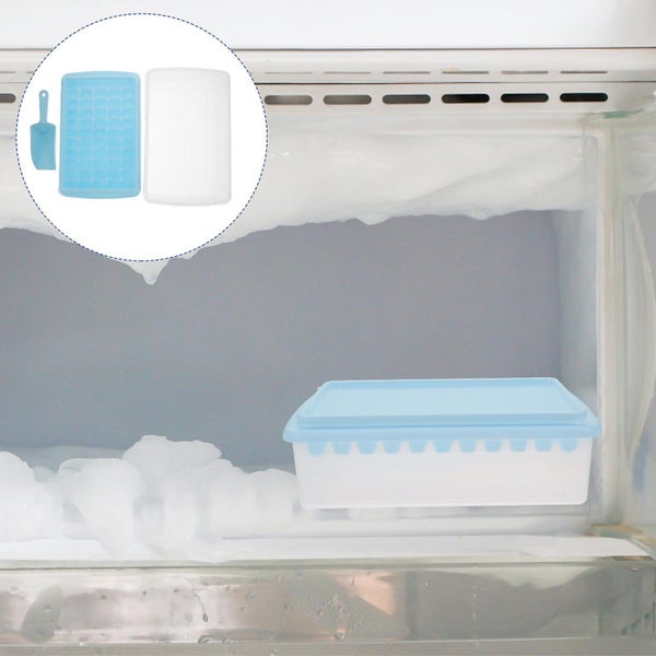1 Set Ice Cube Trays With Lids Ice Cube Maker Ice Trays For Freezer Ice Scoop Carousel 2