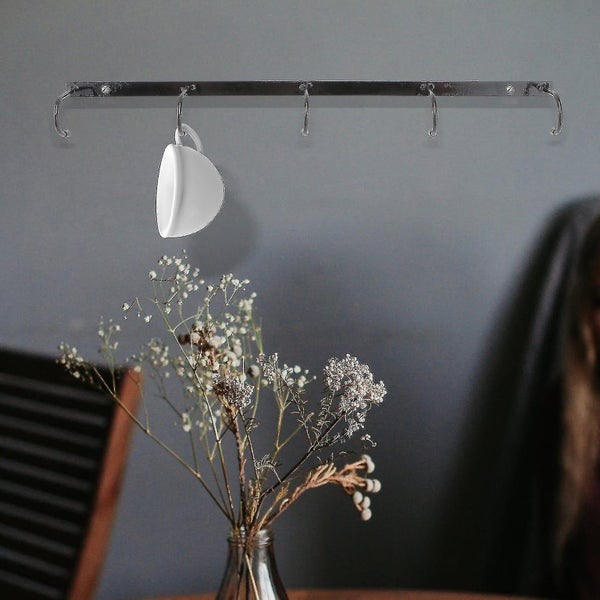 Upside Coffee Cup Mug Hanging Holder 5 Hooks Mug Holder For Home Cafe Restauran Carousel 3