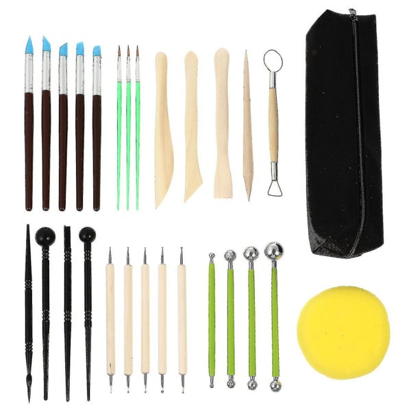 28pcs Diy Sculpting Tools Clay Carving Tools Kids Adults Clay Sculpting Tools Carousel 1