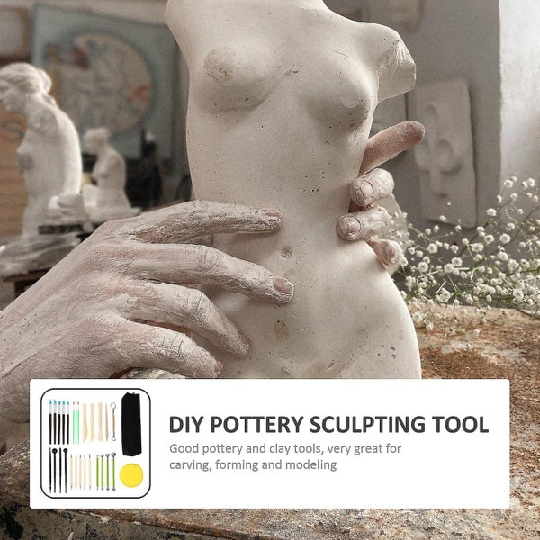 28pcs Diy Sculpting Tools Clay Carving Tools Kids Adults Clay Sculpting Tools Carousel 3