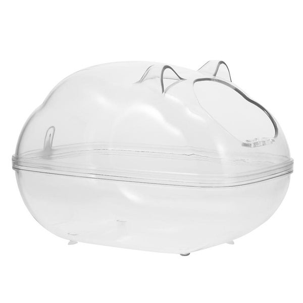 Clear Tub Hamster Sand Bath Container Chinchilla Sand Hamsters Hamster Bathtub Carousel 1
