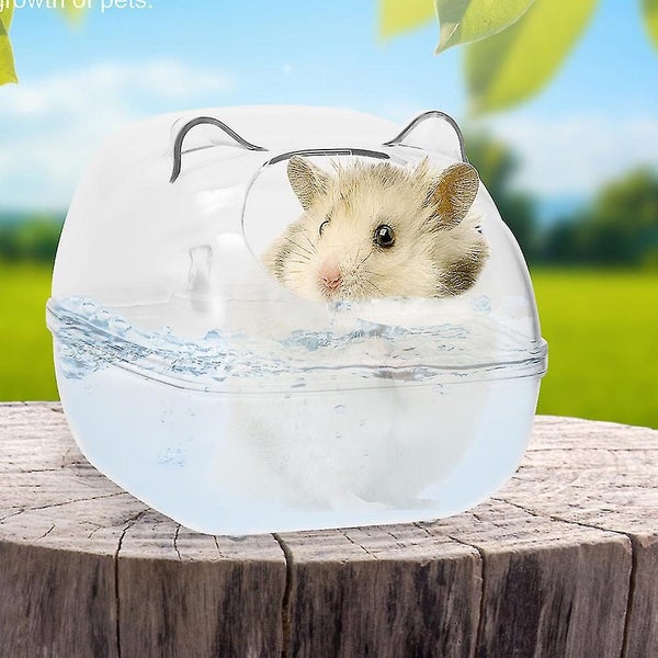 Clear Tub Hamster Sand Bath Container Chinchilla Sand Hamsters Hamster Bathtub Carousel 2