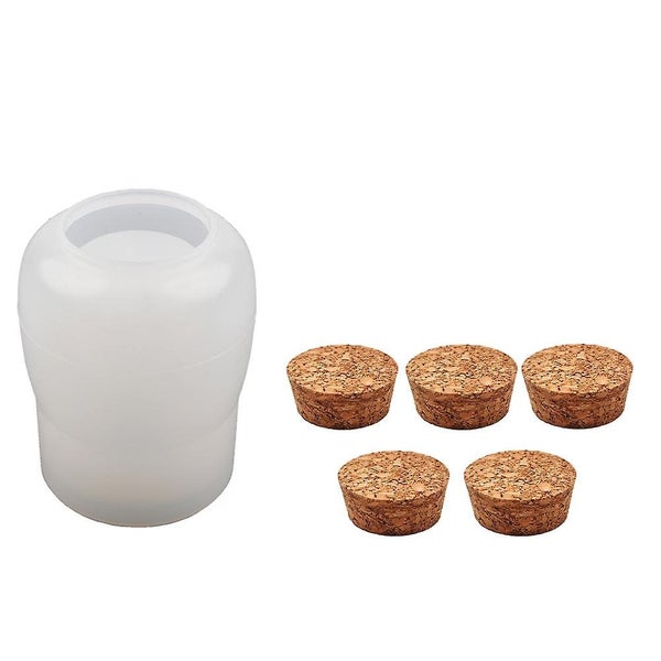 Resin Silicone Molds Resin Bottle Lid Epoxy Mold Diy Bottle Mold Storage Bottle Carousel 2