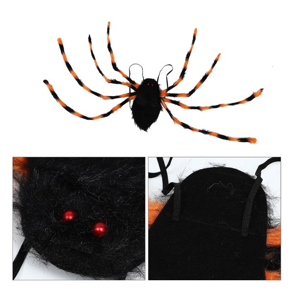 Kids Plush Toys Scary Spider Prop Giant Spider Costume Spider Figurine Decor Ki Carousel 2