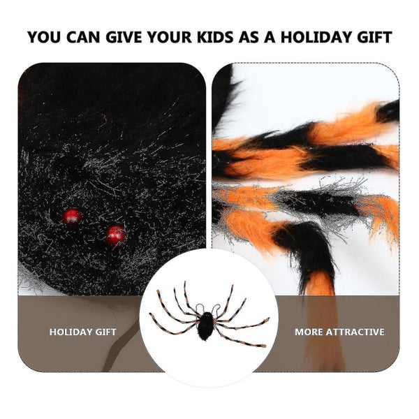 Kids Plush Toys Scary Spider Prop Giant Spider Costume Spider Figurine Decor Ki Carousel 5