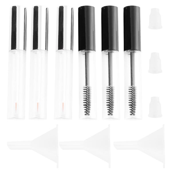 3 Pcs Clear Mascara Mascara Tube Container Diy Mascara Empty Eyelashes Bottle E Carousel 1