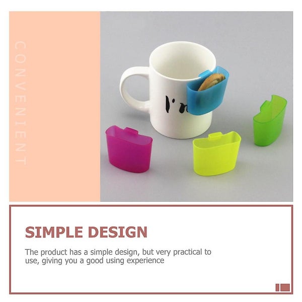 8 Pcs Mugs Bulk Hook Holder Mug Tea Bag Holder Biscuit Holder Cup Hanging Tea B Carousel 2
