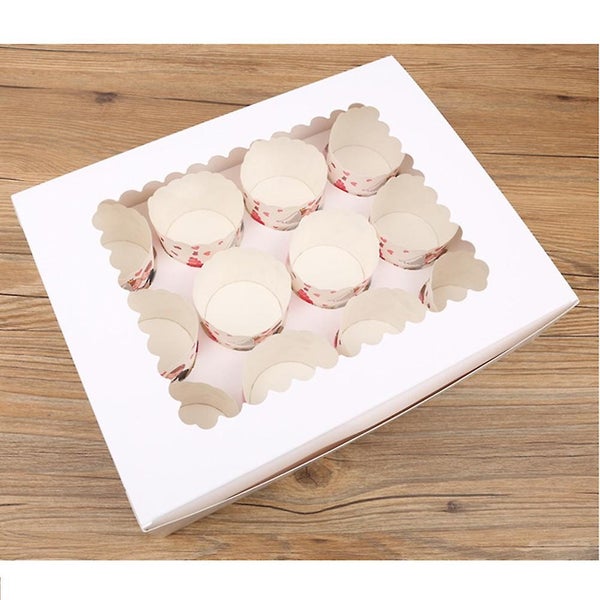 Mini Cake Boxes Clear Cake Boxes Bakey Box Insert Cupcake Boxes Muffin Containe Carousel 3