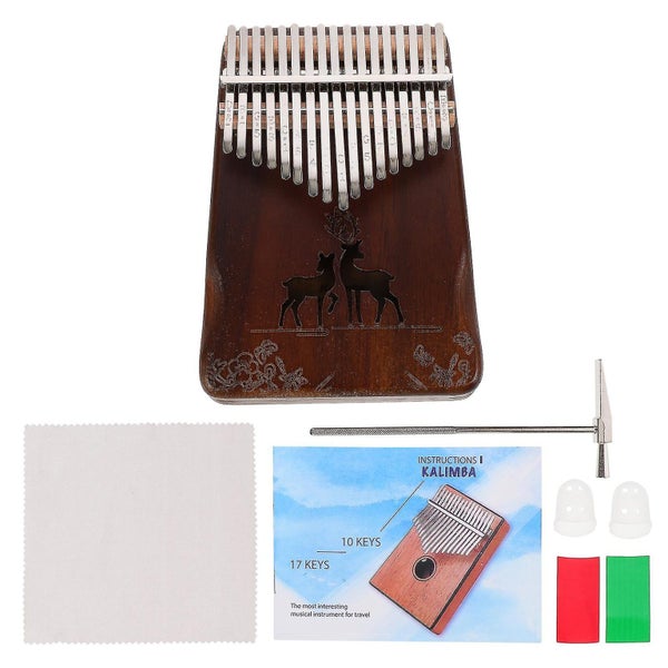 Piano Kids Thumb Instrument 17 Keys Finger Piano Finger Thumb Piano African Mus Carousel 1