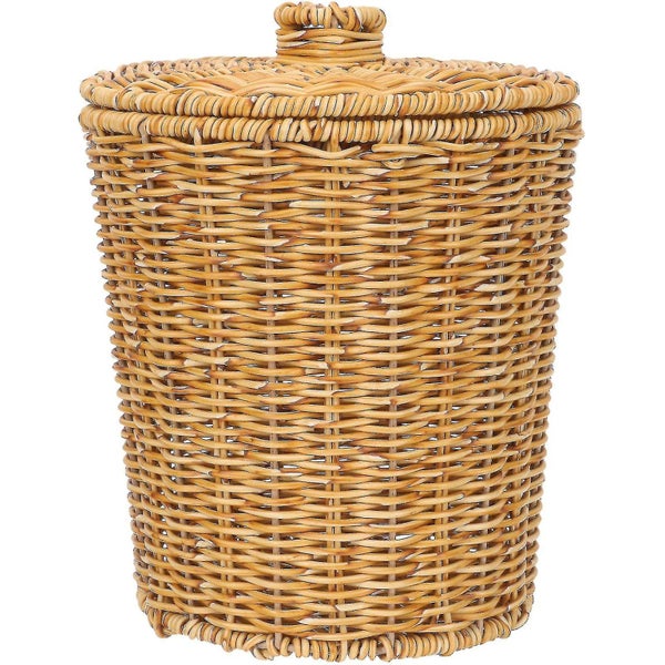 Automotive Garbage Cans Paper Waste Basket Woven Trash Can Trash Can Seagrass F Carousel 2