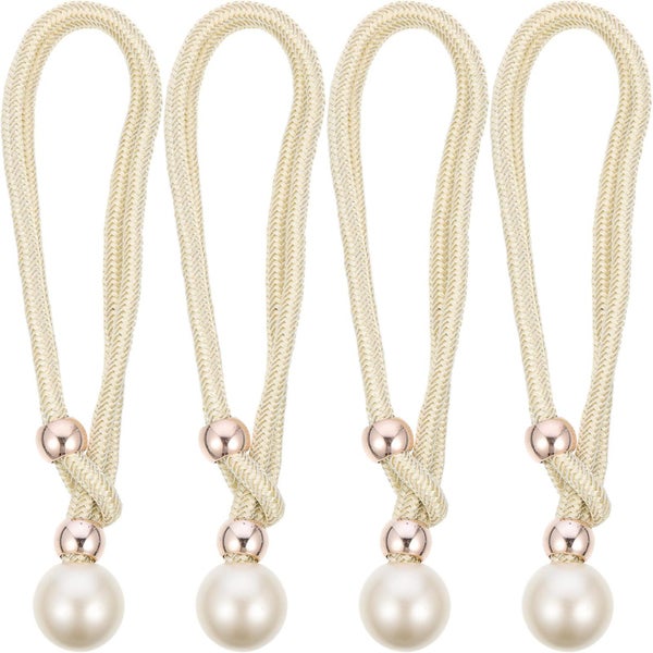 4pcs Curtain Tieback Window Curtain Strap Elegant Window Curtain Holdback Carousel 1