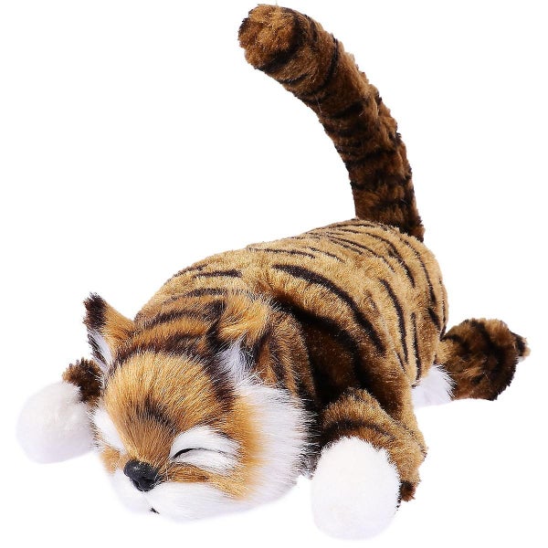 1pc Electric Plush Tumbling Cat Doll Simulated Cat Doll Cat Plush Toy Stuffed A Carousel 1