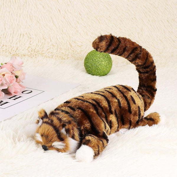 1pc Electric Plush Tumbling Cat Doll Simulated Cat Doll Cat Plush Toy Stuffed A Carousel 2