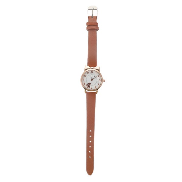 1pc Cartoon Kitten Quartz Watches Fashionable Girls Wrist Watch Carousel 1
