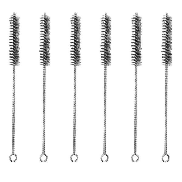 6 Pcs Brass Cleaning Brush Stainless Steel Tube Brush Baby Bottle Brush Drain B Carousel 1