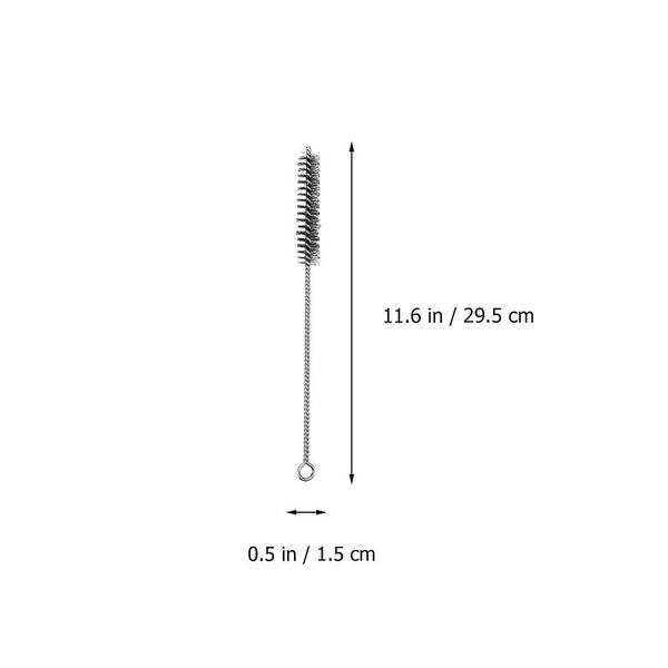 6 Pcs Brass Cleaning Brush Stainless Steel Tube Brush Baby Bottle Brush Drain B Carousel 2