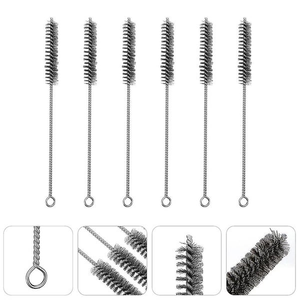 6 Pcs Brass Cleaning Brush Stainless Steel Tube Brush Baby Bottle Brush Drain B Carousel 3