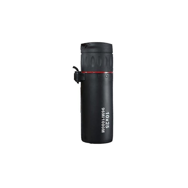 Mini Pocket 10x25 Monocular Telescope Zooming Focus Green Film Optical Hunting Carousel 2
