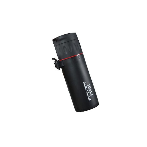 Mini Pocket 10x25 Monocular Telescope Zooming Focus Green Film Optical Hunting Carousel 5